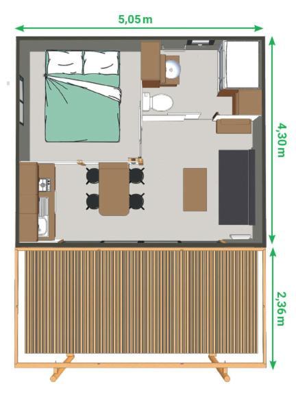 Camping Les Campagnes Рокамадур Стая снимка